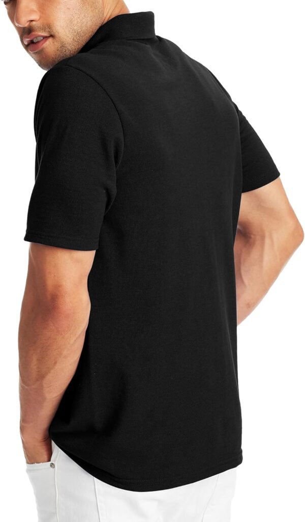 Men’s  Short  Polo Shirt, Midweight men Shirt - Image 2