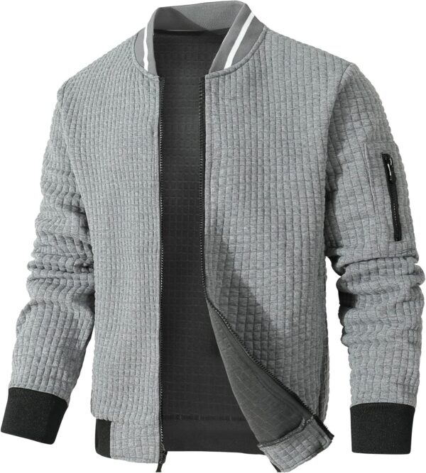 men Lightweight Jacket Casual Bomber Jacket Varsity Coat