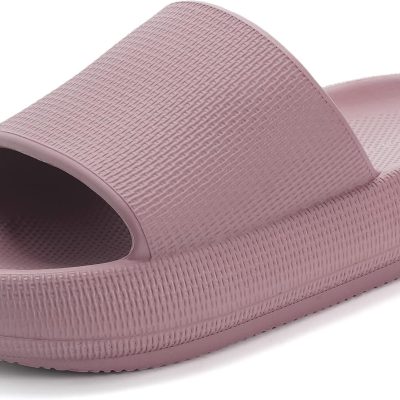 Pillow Slippers for Women and Men | House Slides Shower Sandals | Cushioned Thick Sole